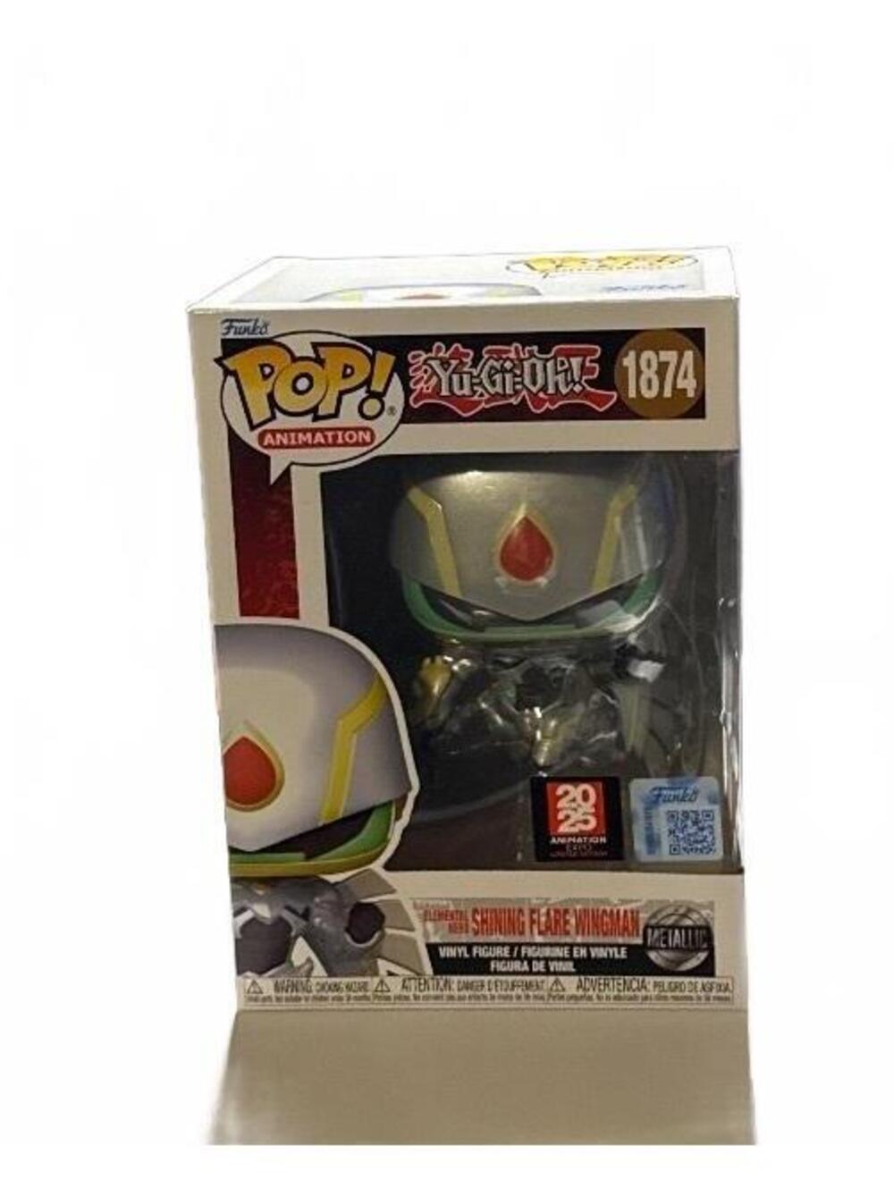 Funko Pop! Animation Yu-Gi-Oh! Elemental Hero Shining Flare Wingman Metallic